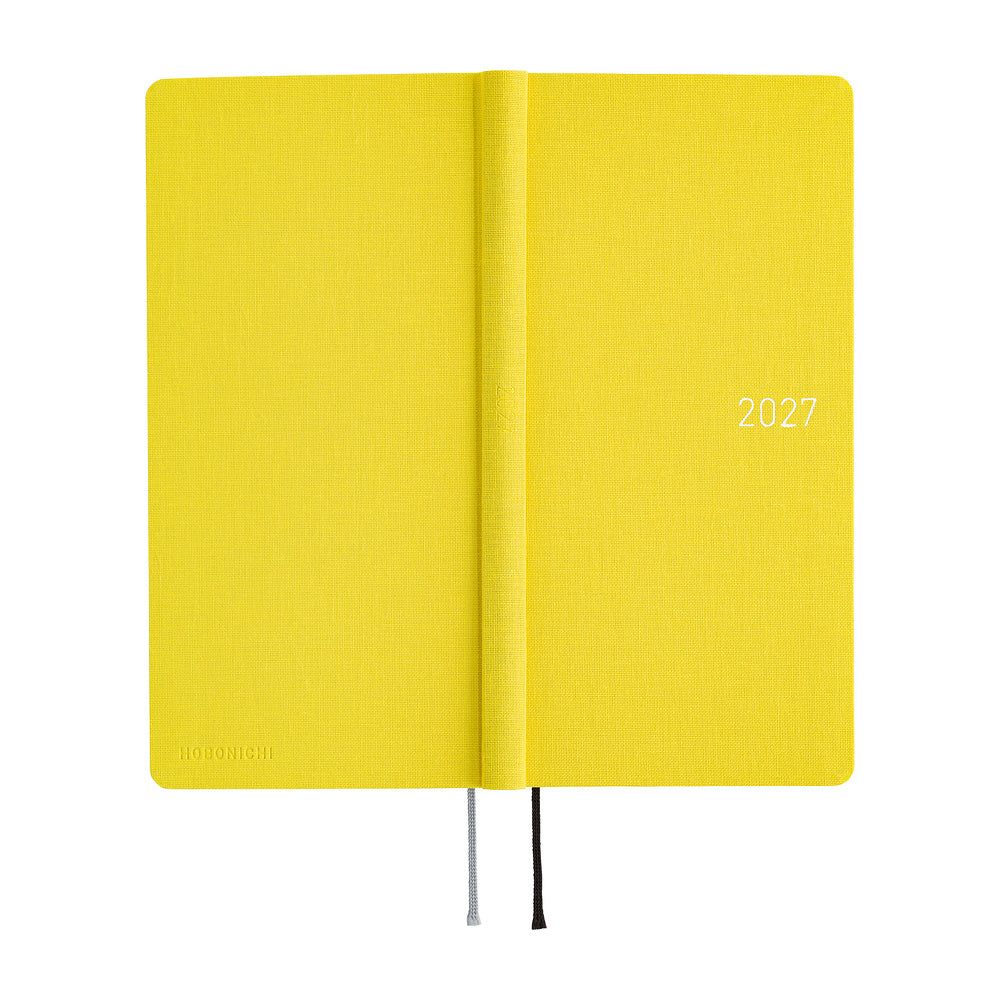 Hobonichi Kalender Weeks Colors: Canaria Yellow - 2027 bei Nauli and Stories