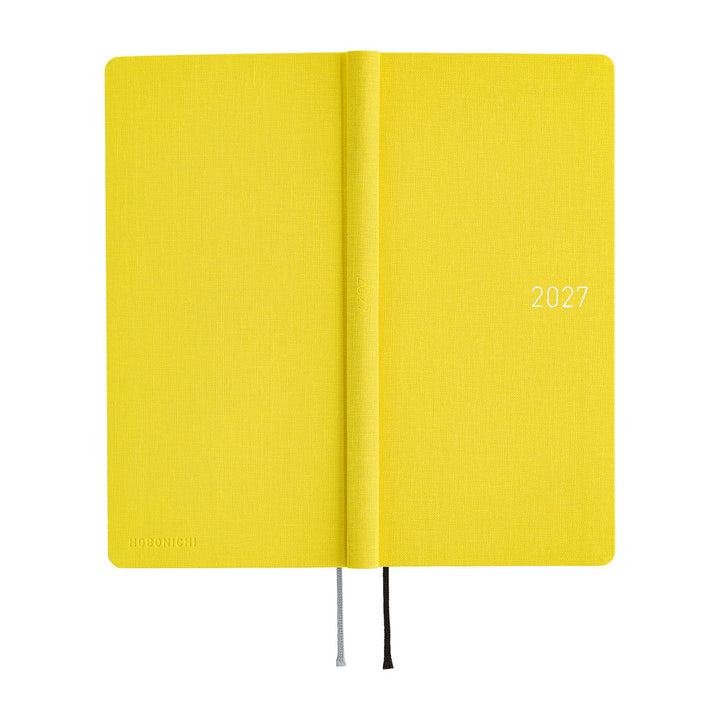 Hobonichi Kalender Weeks Colors: Canaria Yellow - 2027 bei Nauli and Stories