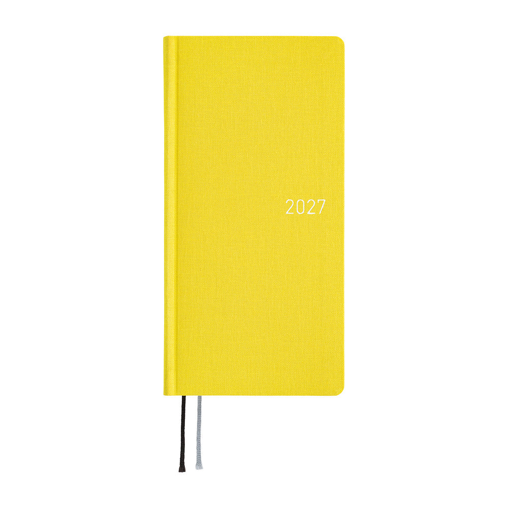 Hobonichi Kalender Weeks Colors: Canaria Yellow - 2027 bei Nauli and Stories