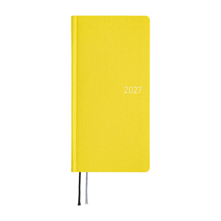 Hobonichi Kalender Weeks Colors: Canaria Yellow - 2027 bei Nauli and Stories