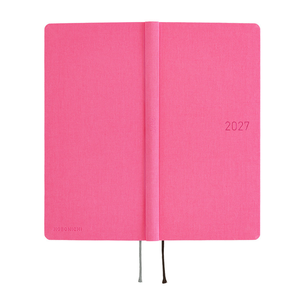 Hobonichi Kalender Weeks Colors: Pink Sapphire - 2027 bei Nauli and Stories