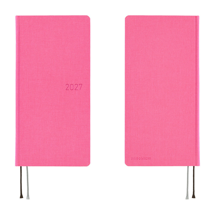 Hobonichi Kalender Weeks Colors: Pink Sapphire - 2027 bei Nauli and Stories