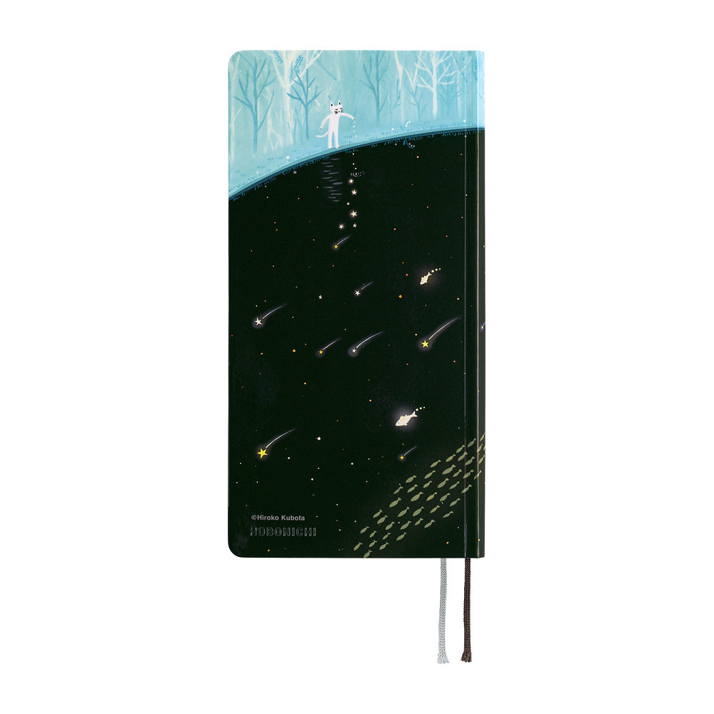 Hobonichi Kalender Weeks Hiroko Kubota: Meteor Shower in the Light Blue Forest - 2027 bei Nauli and Stories
