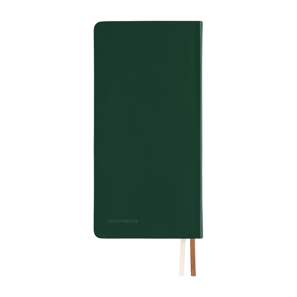 Hobonichi Kalender Weeks Leather: Forest Green - 2027 bei Nauli and Stories