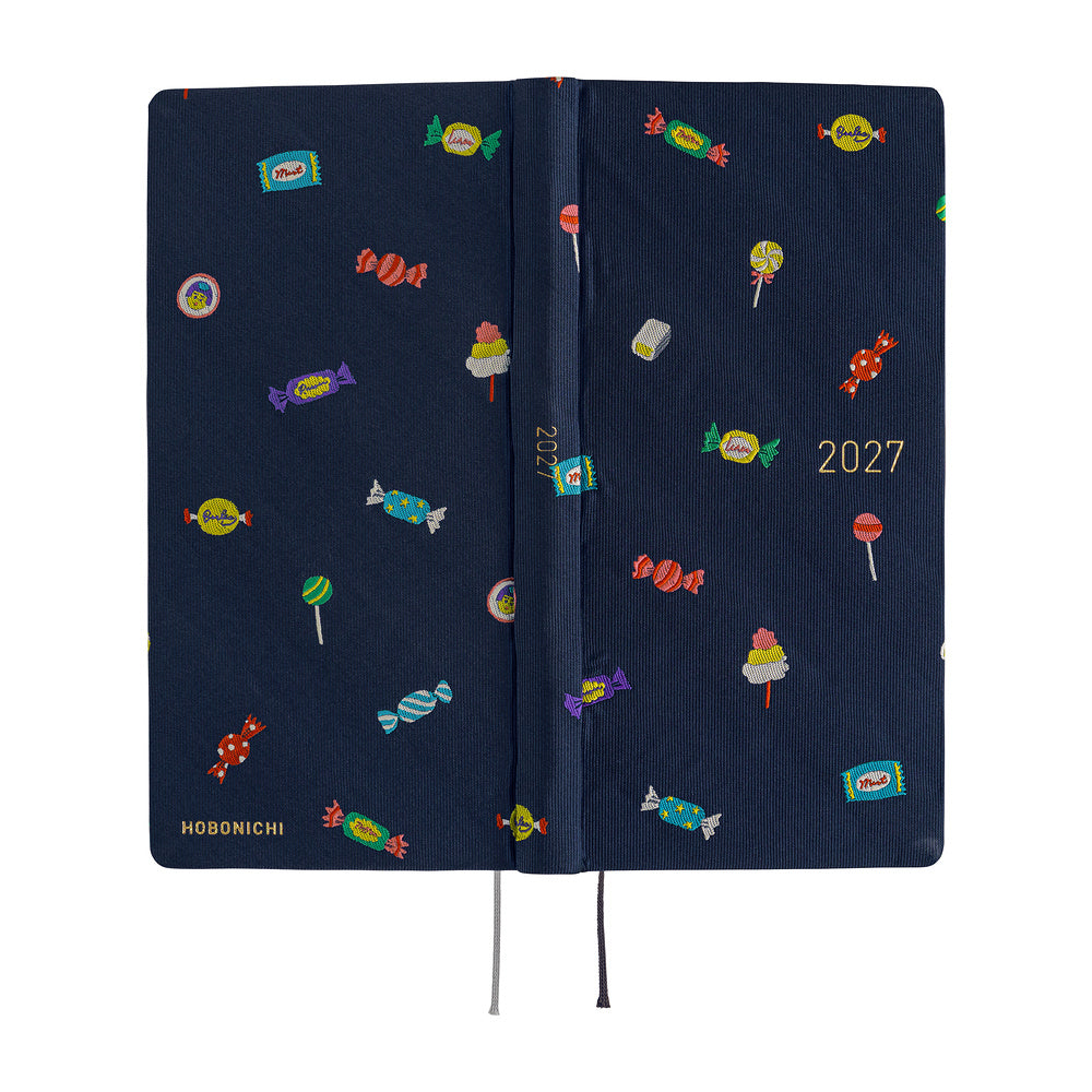 Hobonichi Kalender Weeks MEGA Bow &amp; Tie: Candy Dream - 2027 bei Nauli and Stories