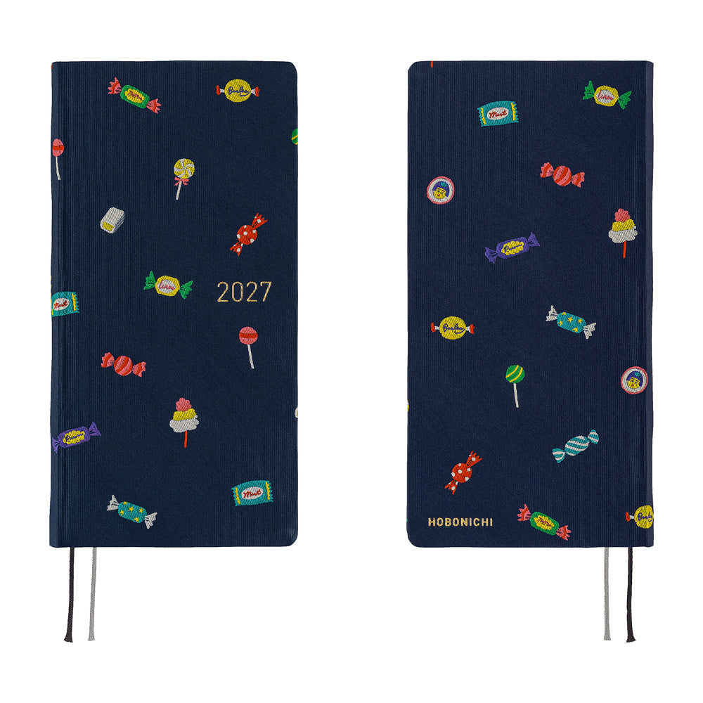 Hobonichi Kalender Weeks MEGA Bow &amp; Tie: Candy Dream - 2027 bei Nauli and Stories