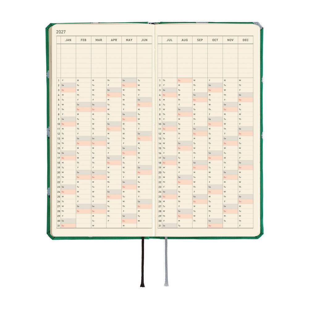 Hobonichi Kalender Weeks MEGA Bow &amp; Tie: Sheep Sheep Sheep - 2027 bei Nauli and Stories
