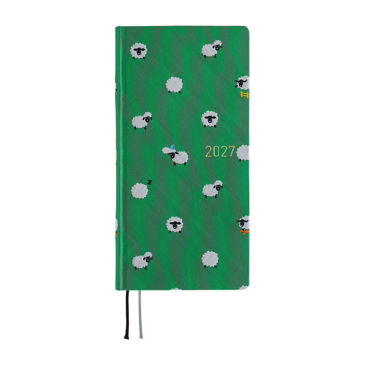 Hobonichi Kalender Weeks MEGA Bow &amp; Tie: Sheep Sheep Sheep - 2027 bei Nauli and Stories