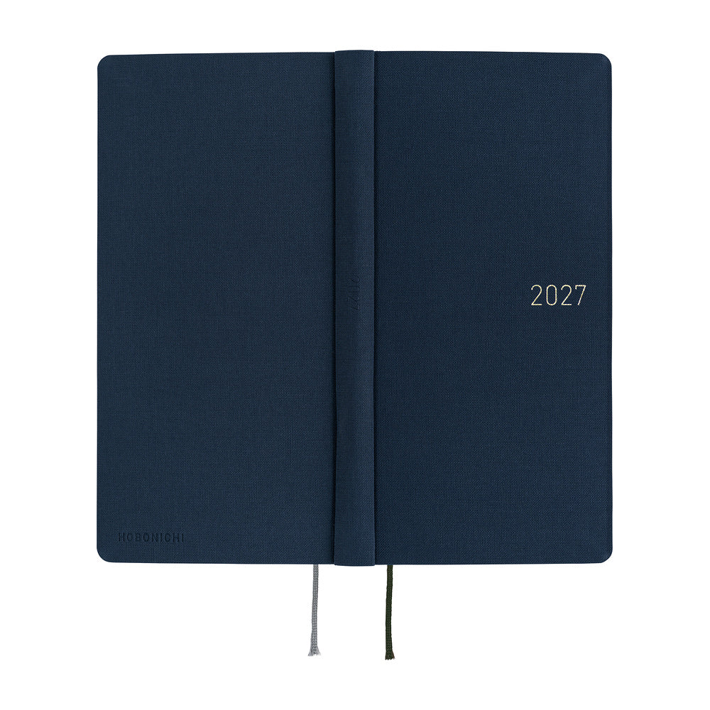 Hobonichi Kalender Weeks MEGA Colors: Midnight Blue - 2027 bei Nauli and Stories