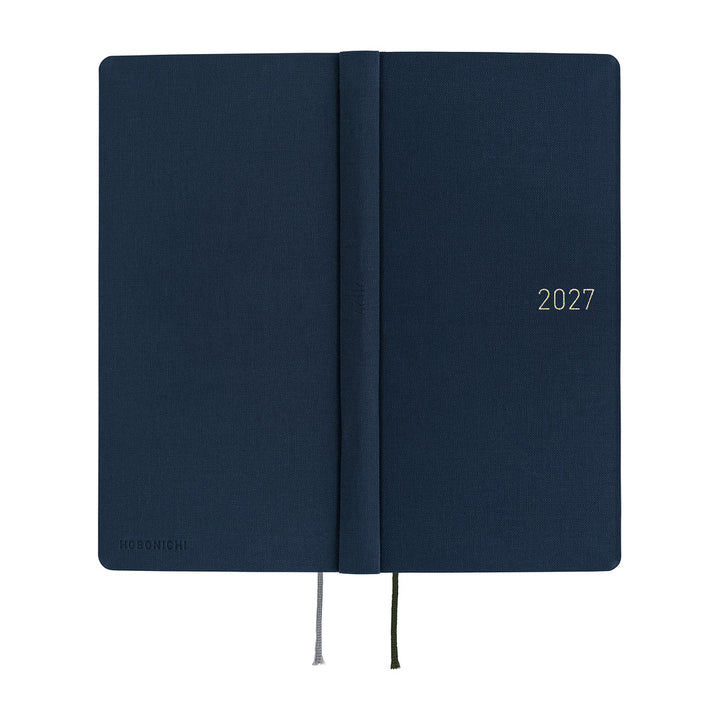 Hobonichi Kalender Weeks MEGA Colors: Midnight Blue - 2027 bei Nauli and Stories