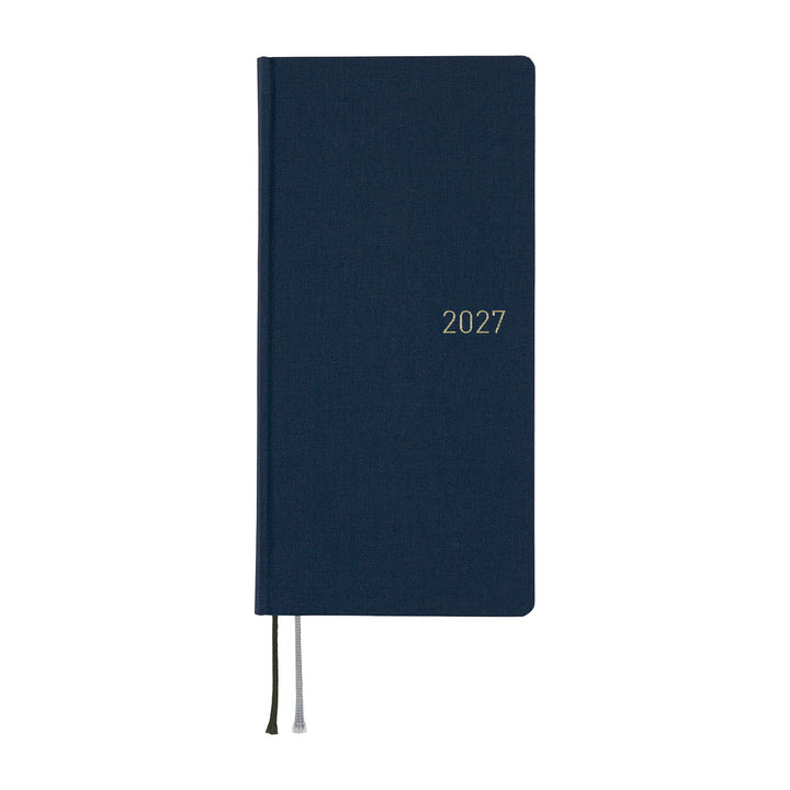 Hobonichi Kalender Weeks MEGA Colors: Midnight Blue - 2027 bei Nauli and Stories