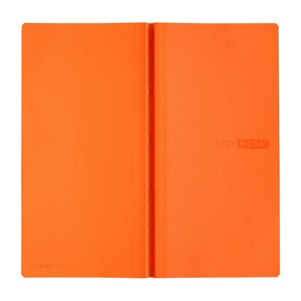 Hobonichi Kalender Weeks MEGA Sneaker: Mandarin Orange - 2027 bei Nauli and Stories