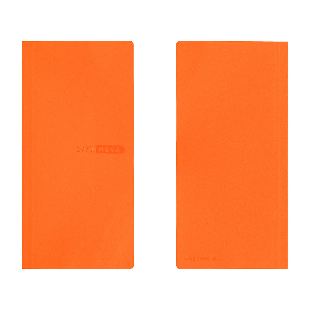 Hobonichi Kalender Weeks MEGA Sneaker: Mandarin Orange - 2027 bei Nauli and Stories