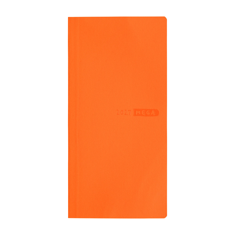 Hobonichi Kalender Weeks MEGA Sneaker: Mandarin Orange - 2027 bei Nauli and Stories