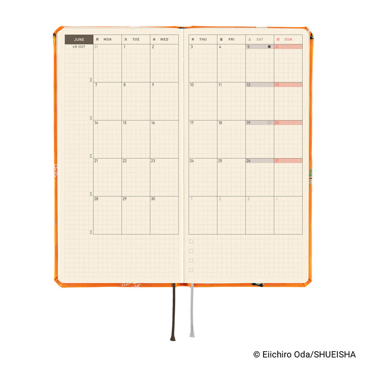 Hobonichi Kalender Weeks ONE PIECE magazine: Very Very Merry! - 2027 bei Nauli and Stories