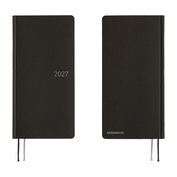 Hobonichi Kalender Weeks Paper Series: Black Argyle - 2027 bei Nauli and Stories