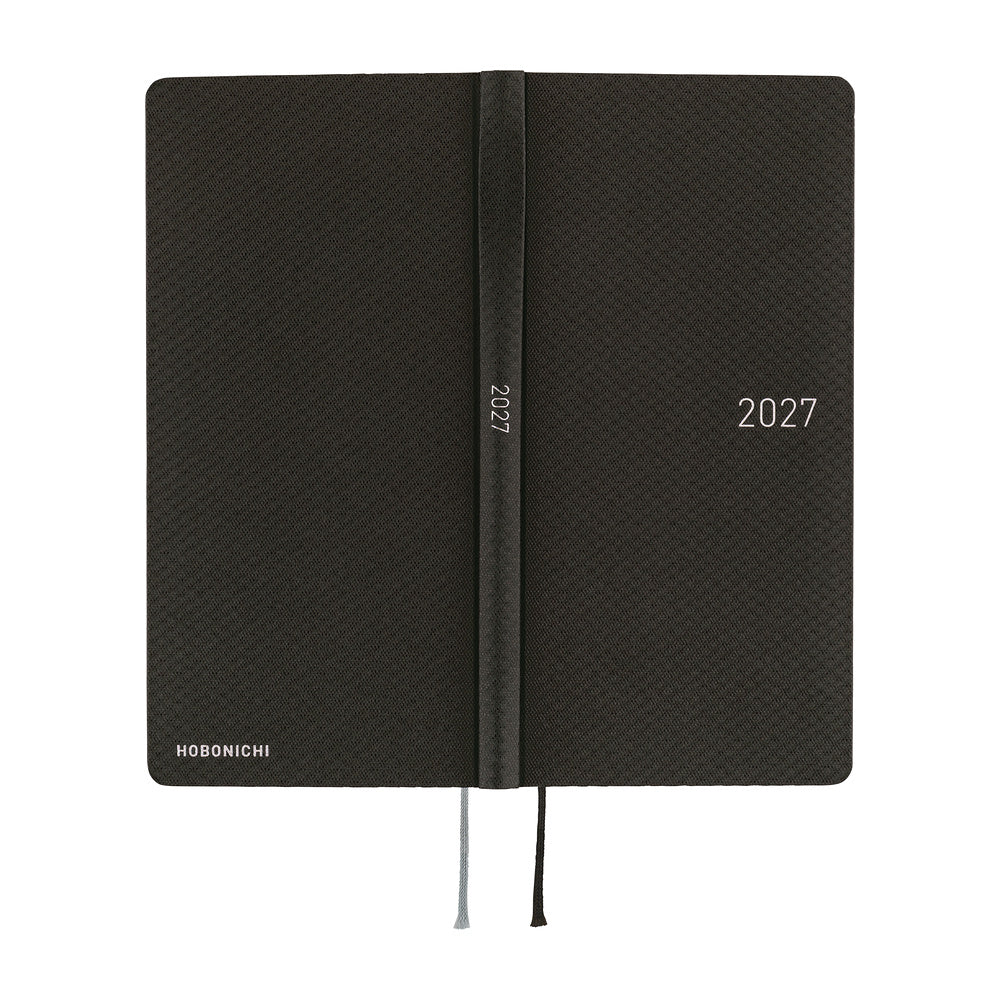 Hobonichi Kalender Weeks Paper Series: Black Argyle - 2027 bei Nauli and Stories
