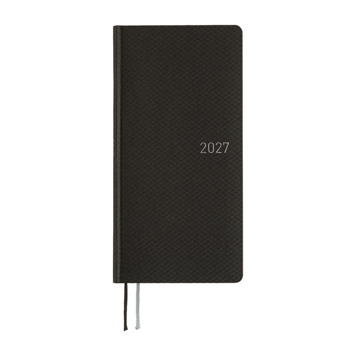 Hobonichi Kalender Weeks Paper Series: Black Argyle - 2027 bei Nauli and Stories