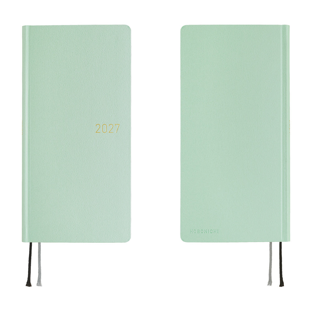 Hobonichi Kalender Weeks Paper Series: Jade - 2027 bei Nauli and Stories