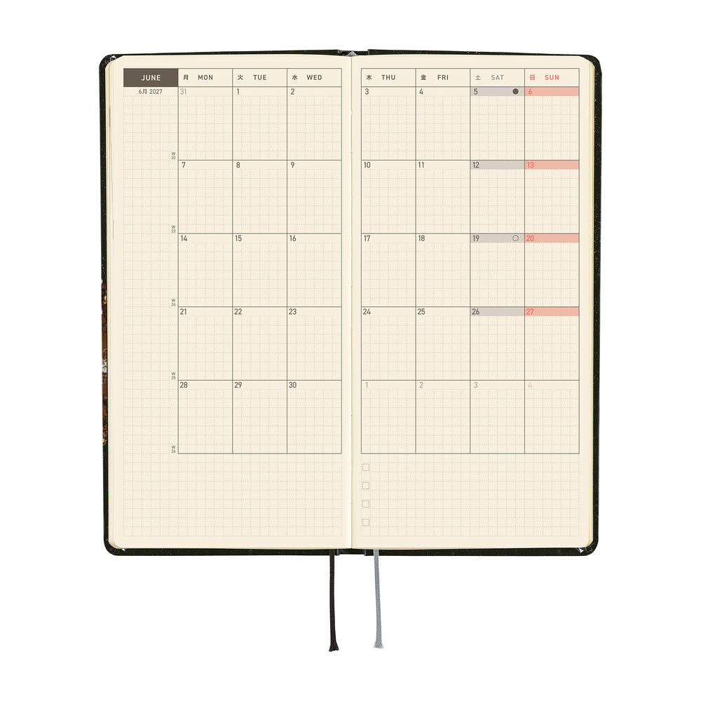 Hobonichi Kalender Weeks tanakadaisuke: Starlight - 2027 bei Nauli and Stories
