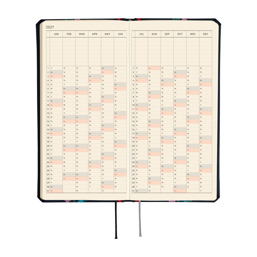 Hobonichi Kalender Weeks Yoshie Watanabe: Petit Bloom - 2027 bei Nauli and Stories