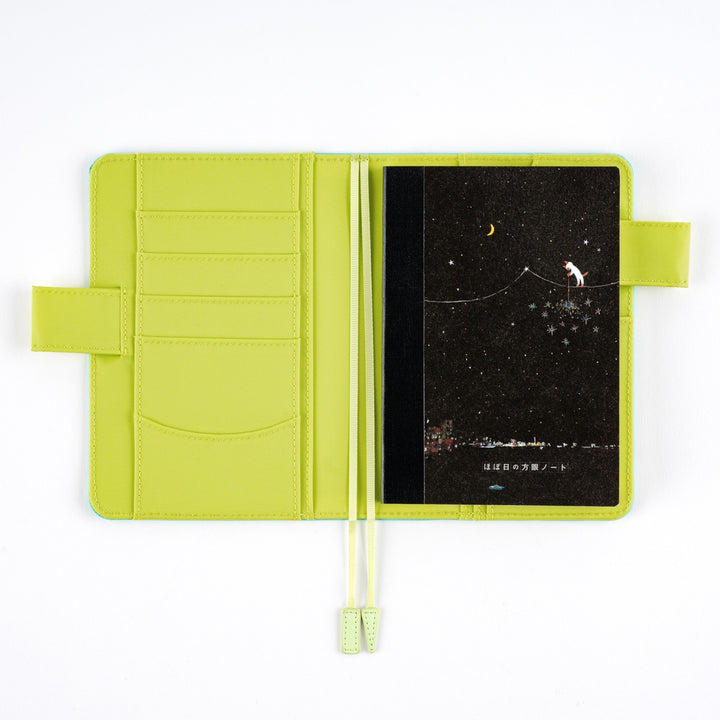 Hobonichi Notizbuch DIN A6 Hiroko Kubota: Hobonichi Graph Notebook (A6) - Another night of falling star sparklers - 2027 bei Nauli and Stories