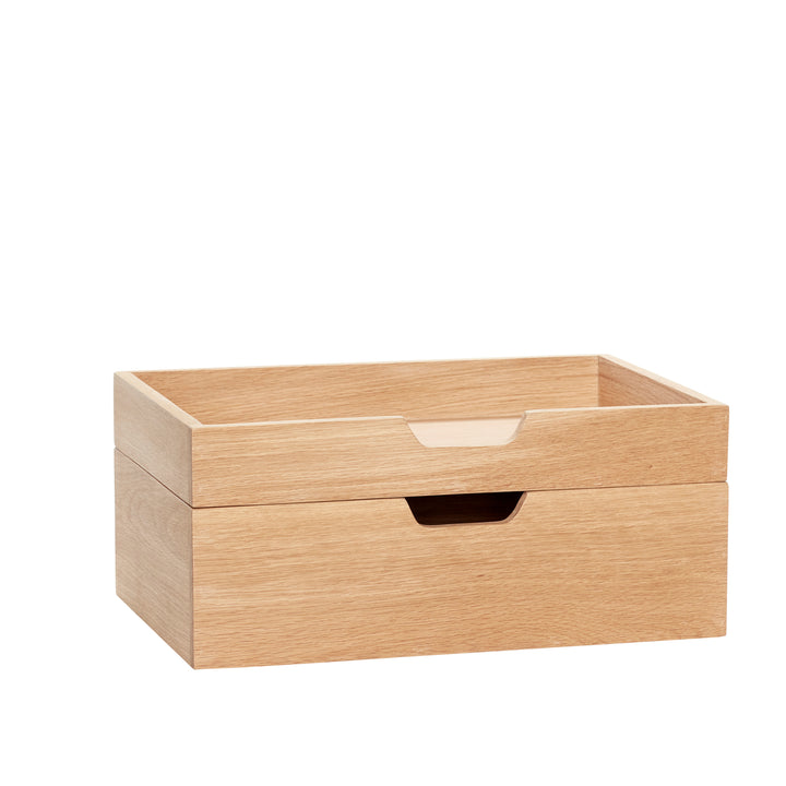 Hübsch Aufbewahrungsbox Hübsch Note Aufbewahrungsbox Naturfarben – 2er-Set bei Nauli and Stories