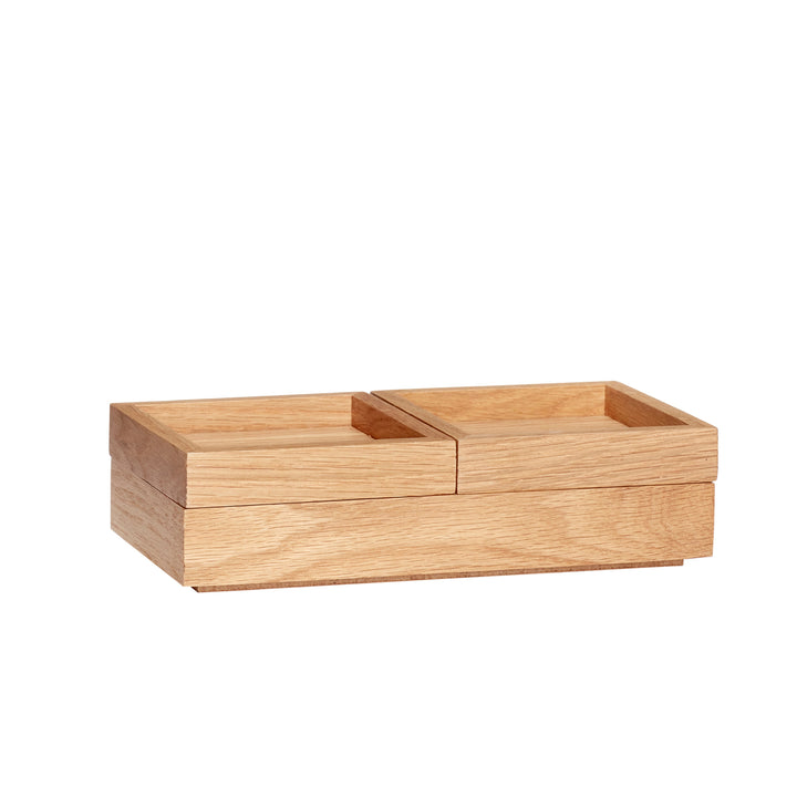 Hübsch Aufbewahrungsbox Hübsch Staple Aufbewahrungsbox Naturfarben bei Nauli and Stories