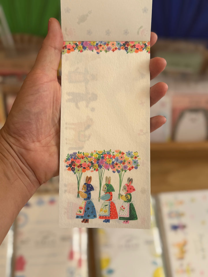Hyogensha Notizblock Notepad - Jardin - Märchenhafte Tiere von Aiko Fukawa bei Nauli and Stories