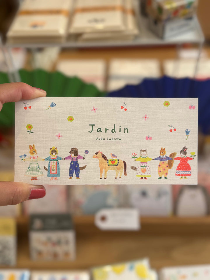 Hyogensha Notizblock Notepad - Jardin - Märchenhafte Tiere von Aiko Fukawa bei Nauli and Stories
