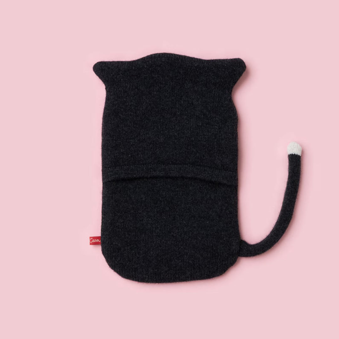 Wärmflasche schwarze Katze
