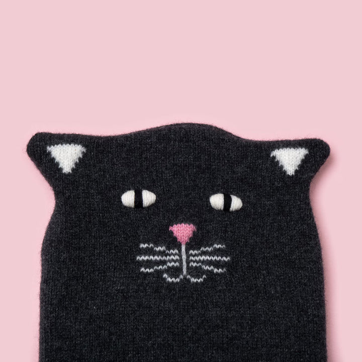 Wärmflasche schwarze Katze