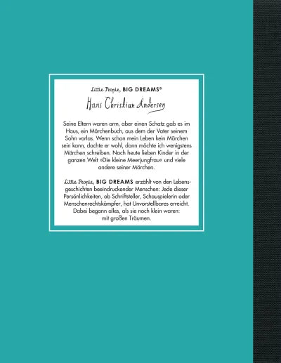 Insel Verlag Bilderbuch Little People, Big Dreams auf Deutsch: Hans Christian Andersen bei Nauli and Stories