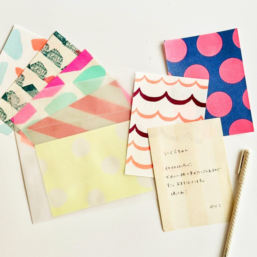IROIRO Notizblock IROIRO Memo Pad Neon aus bunten Scraps bei Nauli and Stories