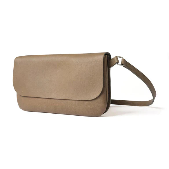 Keecie Handtasche Handtasche - Crossbodybag - aus Leder - Double Up - moss
