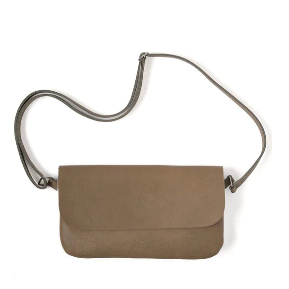 Keecie Handtasche Handtasche - Crossbodybag - aus Leder - Double Up - moss