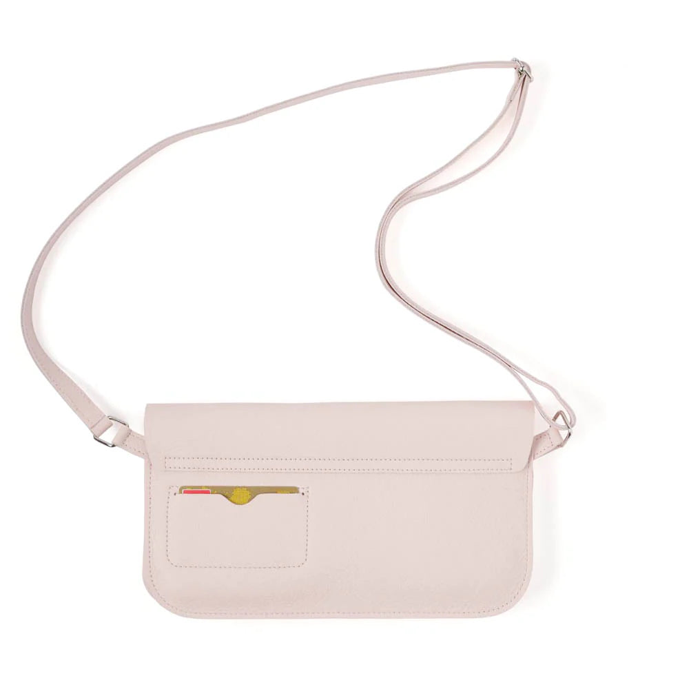 Keecie Handtasche Handtasche - Crossbodybag - aus Leder - Double Up - powder pink