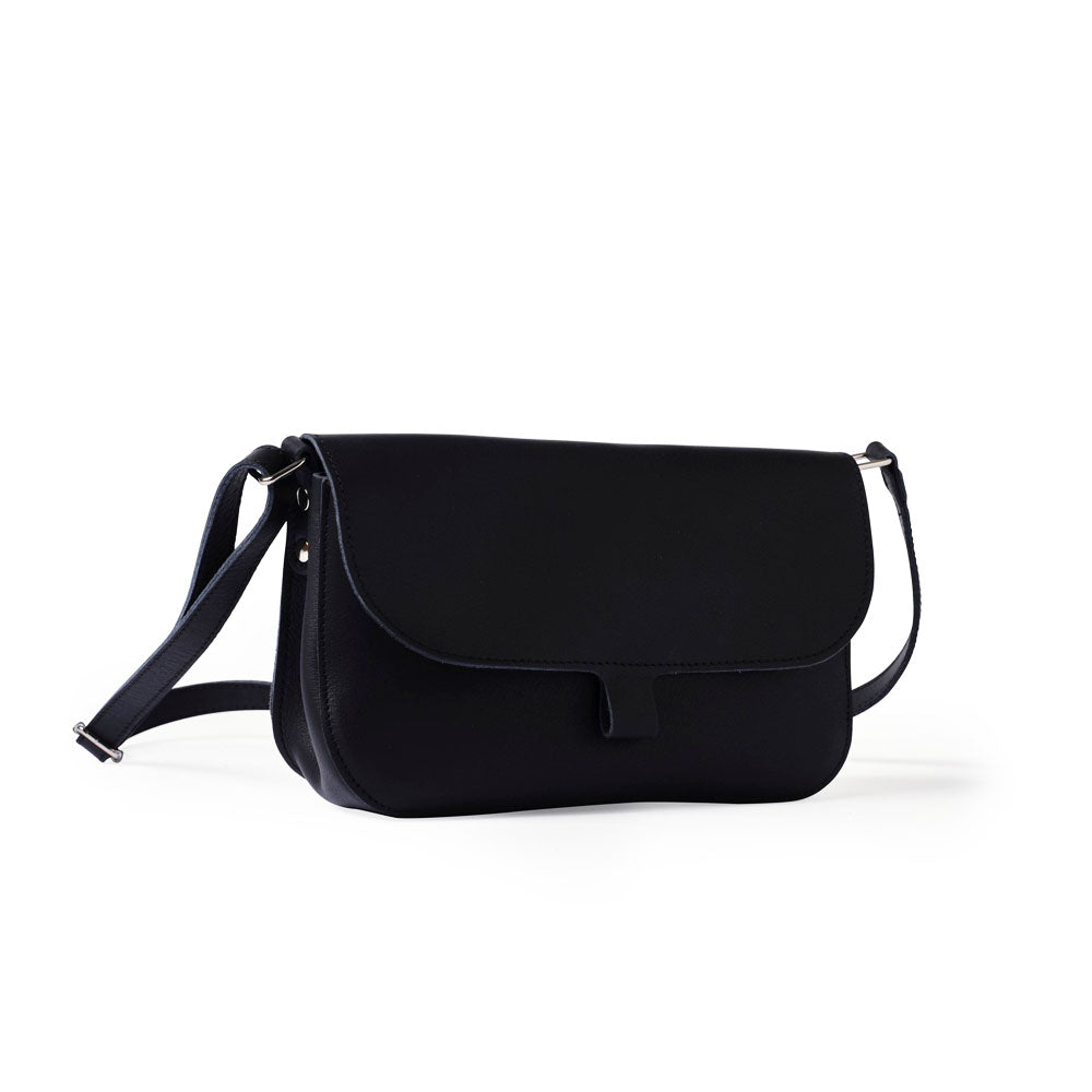 Keecie Handtasche Lederhandtasche Wild Swan - Black schwarz