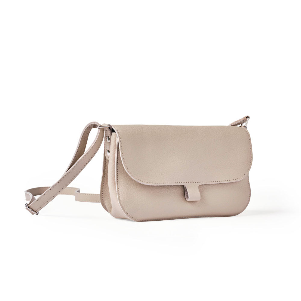 Keecie Handtasche Lederhandtasche Wild Swan - Cement