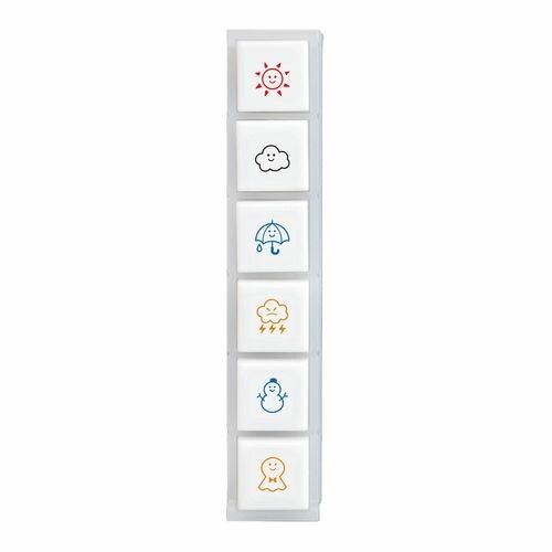 Kodomo No Kao Pre-Inked Stempel Pochitto6 - Wetter bei Nauli and Stories