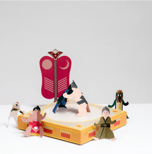 Kokuyo Spiel Sumo Play Box - Spiel aus Papier bei Nauli and Stories