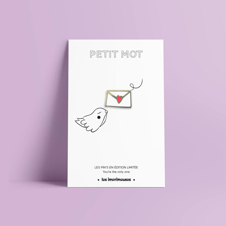 Les imprimeuses Broschen und Anstecknadeln Pin | Brief - Petit mot | Lettre bei Nauli and Stories