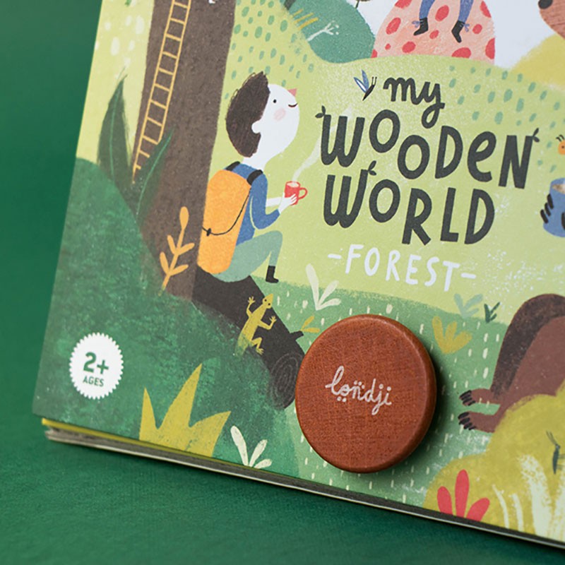 Nauli  ab 2 Jahre WOODEN WORLD FOREST - Wald und Waldfiguren aus Holz