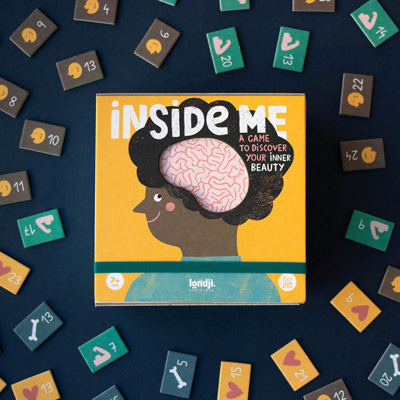 Londji Brettspiel Inside Me - Lernspiel zur Entdeckung des Körpers