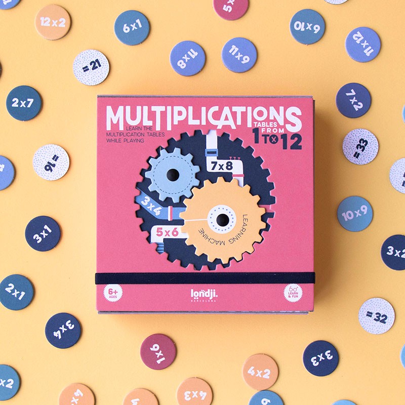 Londji Brettspiel Multiplications 1x1 - Lernspiel Mathematik
