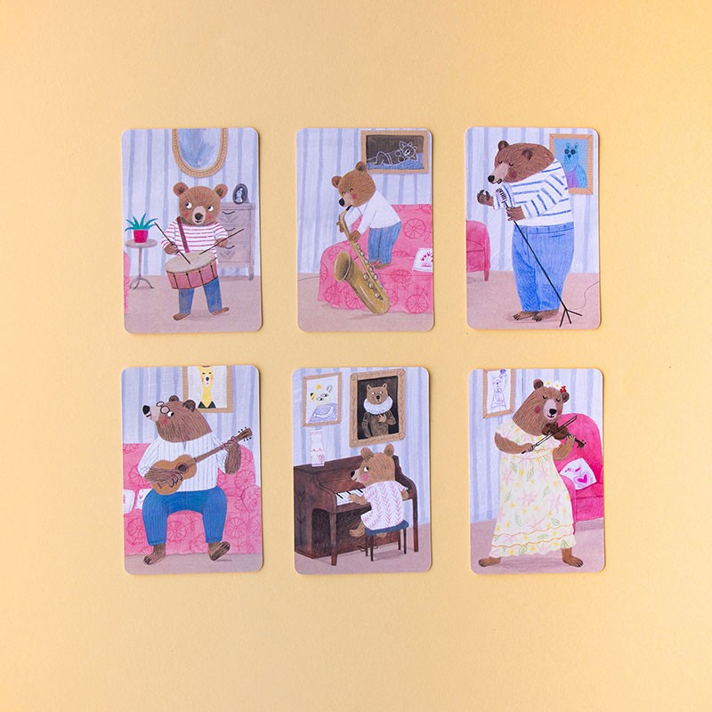 Londji Kartenspiel Animals Big Band | Kartenspiel bei Nauli and Stories