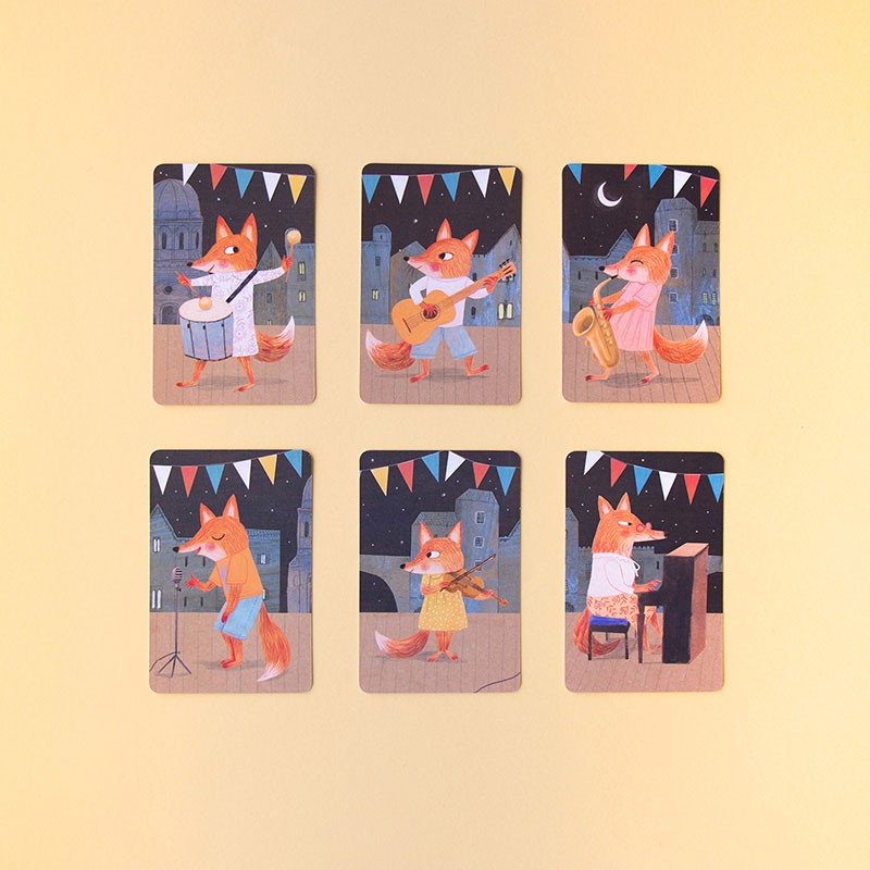 Londji Kartenspiel Animals Big Band | Kartenspiel bei Nauli and Stories