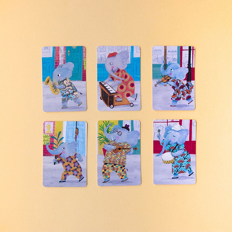 Londji Kartenspiel Animals Big Band | Kartenspiel bei Nauli and Stories