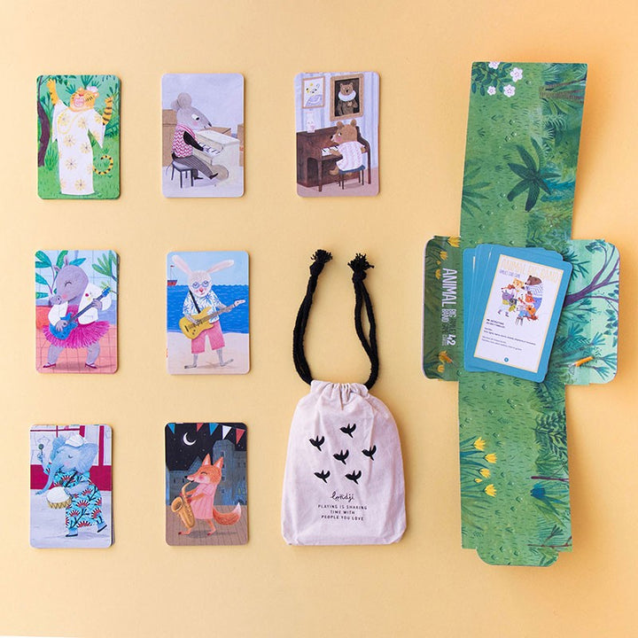 Londji Kartenspiel Animals Big Band | Kartenspiel bei Nauli and Stories