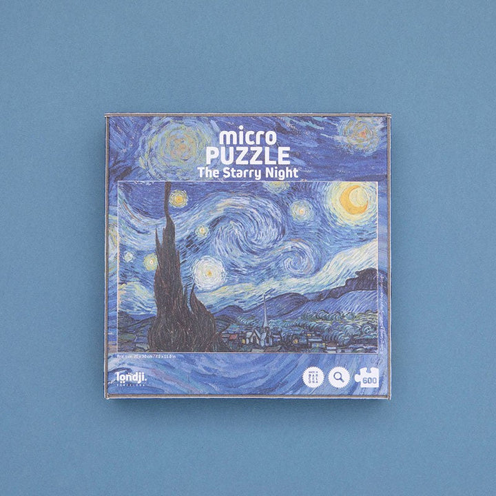 Londji Puzzle The Starry Night - Van Gogh -  Mikro Puzzle - 600 Teile bei Nauli and Stories